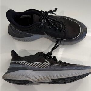 Nike Black and Gray Athletic Sneakers